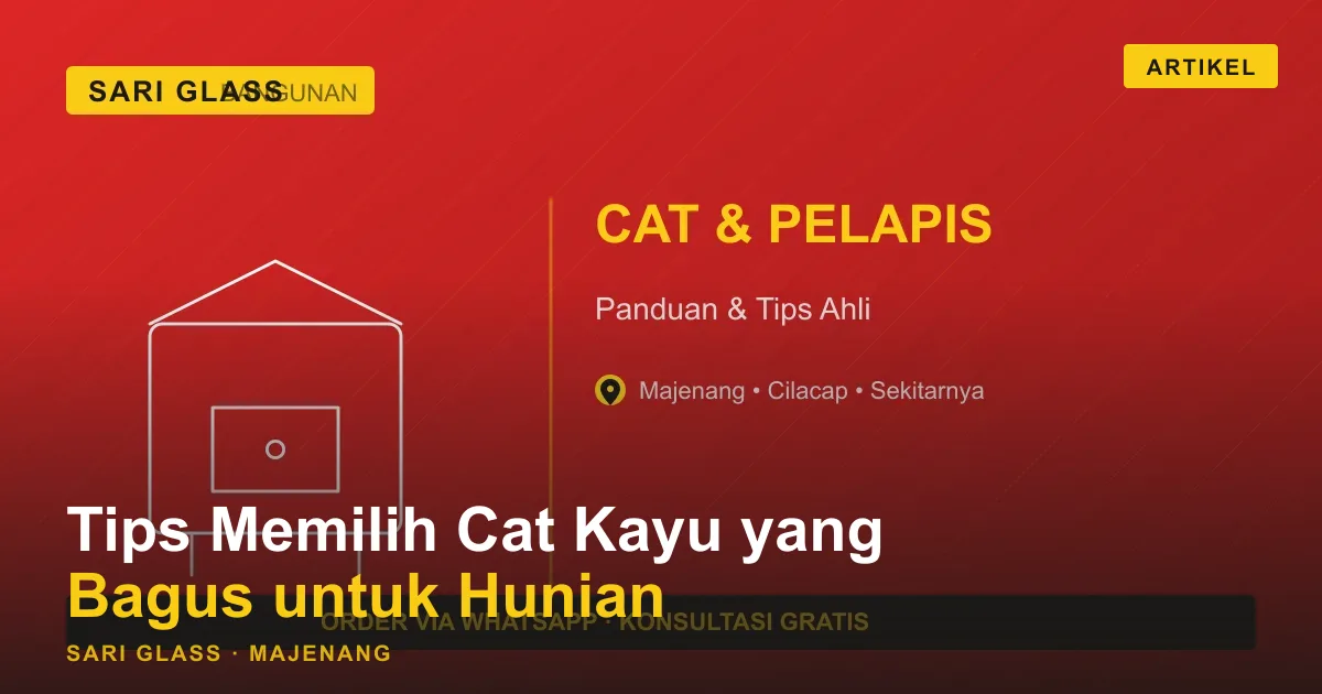 Tips Memilih Cat Kayu yang Bagus untuk Hunian