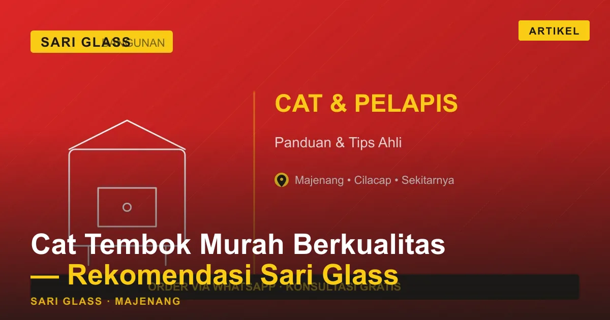 Cat Tembok Murah Berkualitas