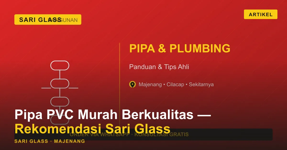 Pipa PVC Murah Berkualitas