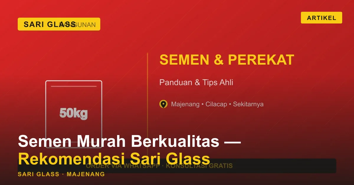 Semen Murah Berkualitas