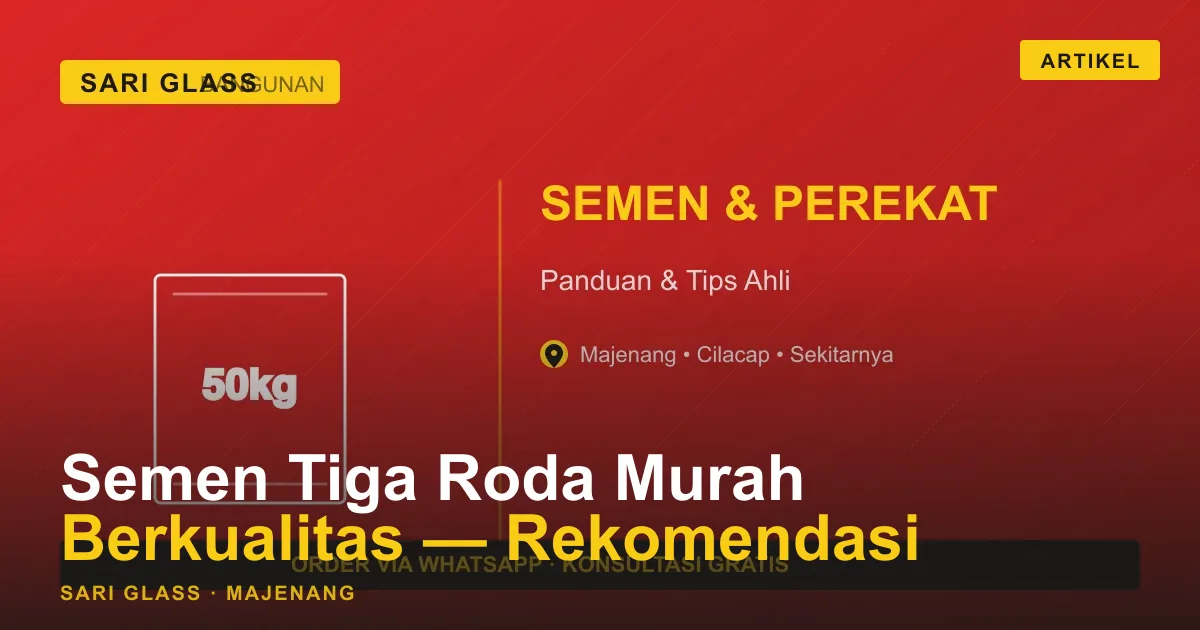 Semen Tiga Roda Murah Berkualitas