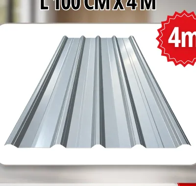 Atap spandek Bukit 0,30mm lebar 100cm panjang 4 meter