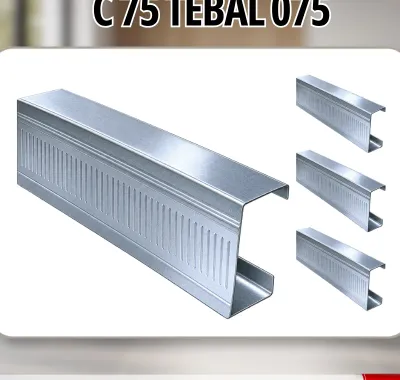 Baja ringan kanal C Weltrust C75 tebal 0,75mm
