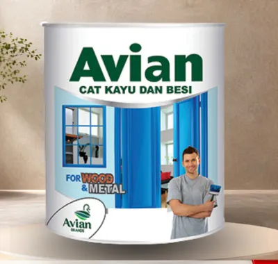 Kaleng kecil cat Avian Kayu Besi Super Black 100cc