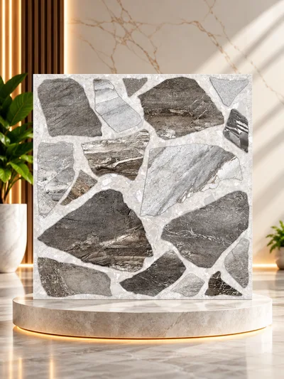 Keramik 50x50 Princeton Grey Tekstur Kasar