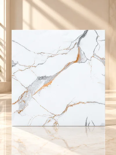 Keramik UNO 50x50 Ilana White Tekstur Glossy