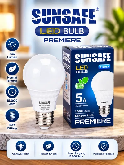 Lampu LED Sunsafe Premiere 5 watt