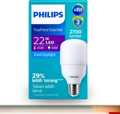 Lampu LED Philips putih 22 watt
