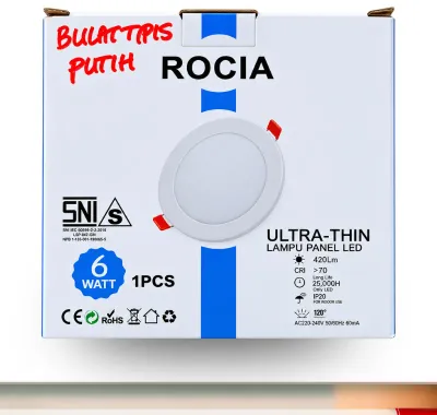 Lampu panel downlight Rocia 6 watt