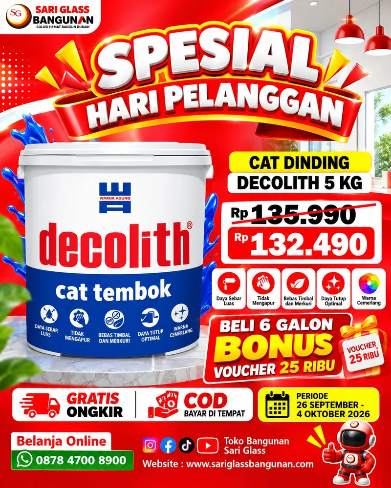 Decolith Cat Tembok 5 Kg