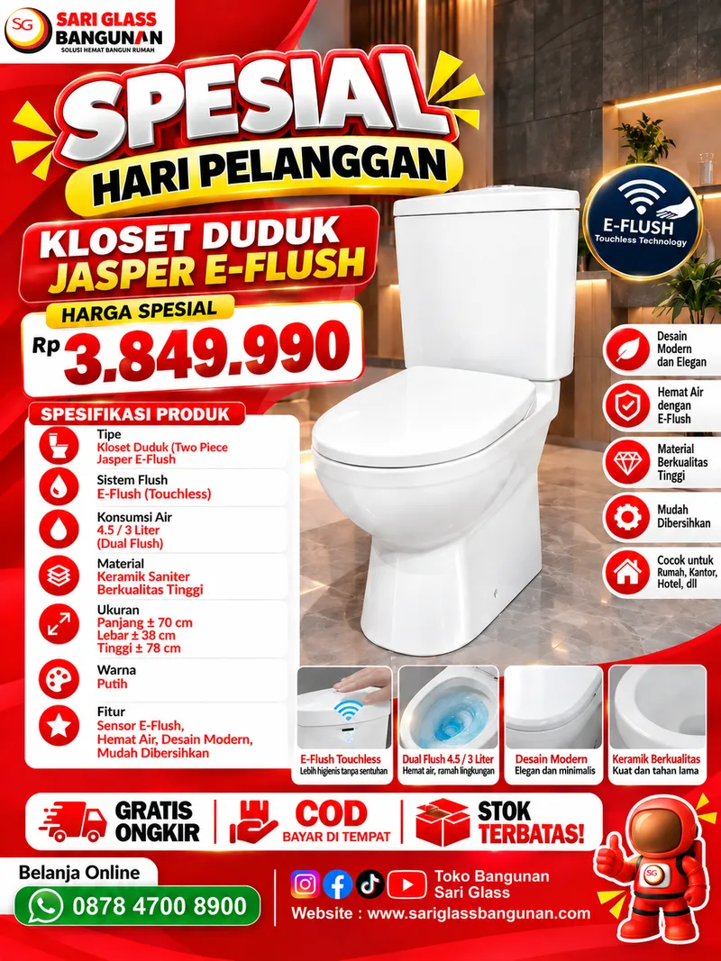Jasper Closet Duduk E-Flush