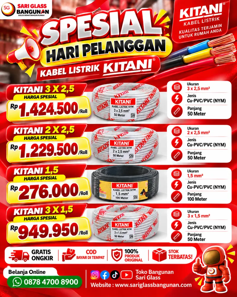 Kitani NYM 3x2.5 mm 50 Meter