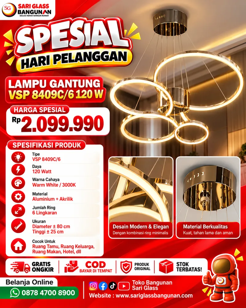 Lampu Gantung VSP8409C 120W
