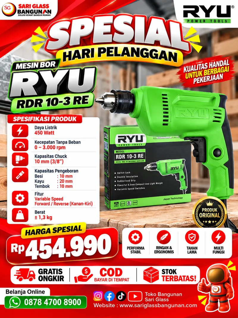 Ryu Bor RDR10-3RE