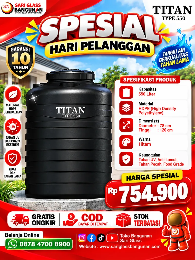 Titan Toren 550L Hitam