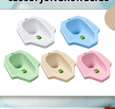 Kloset jongkok Duty warna beige