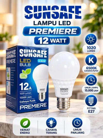 Lampu LED Sunsafe Premiere 12 watt