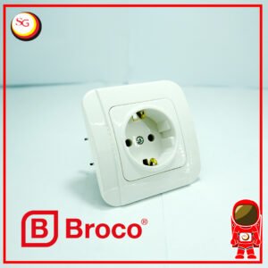 stop kontak broco galleo white | per pcs