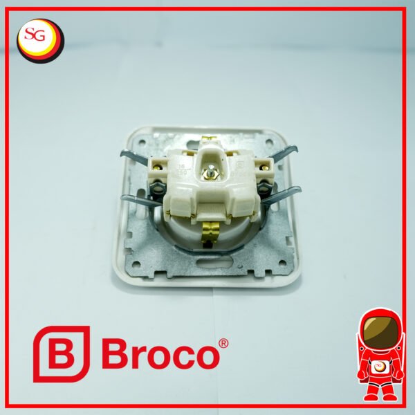 stop kontak broco galleo white | per pcs