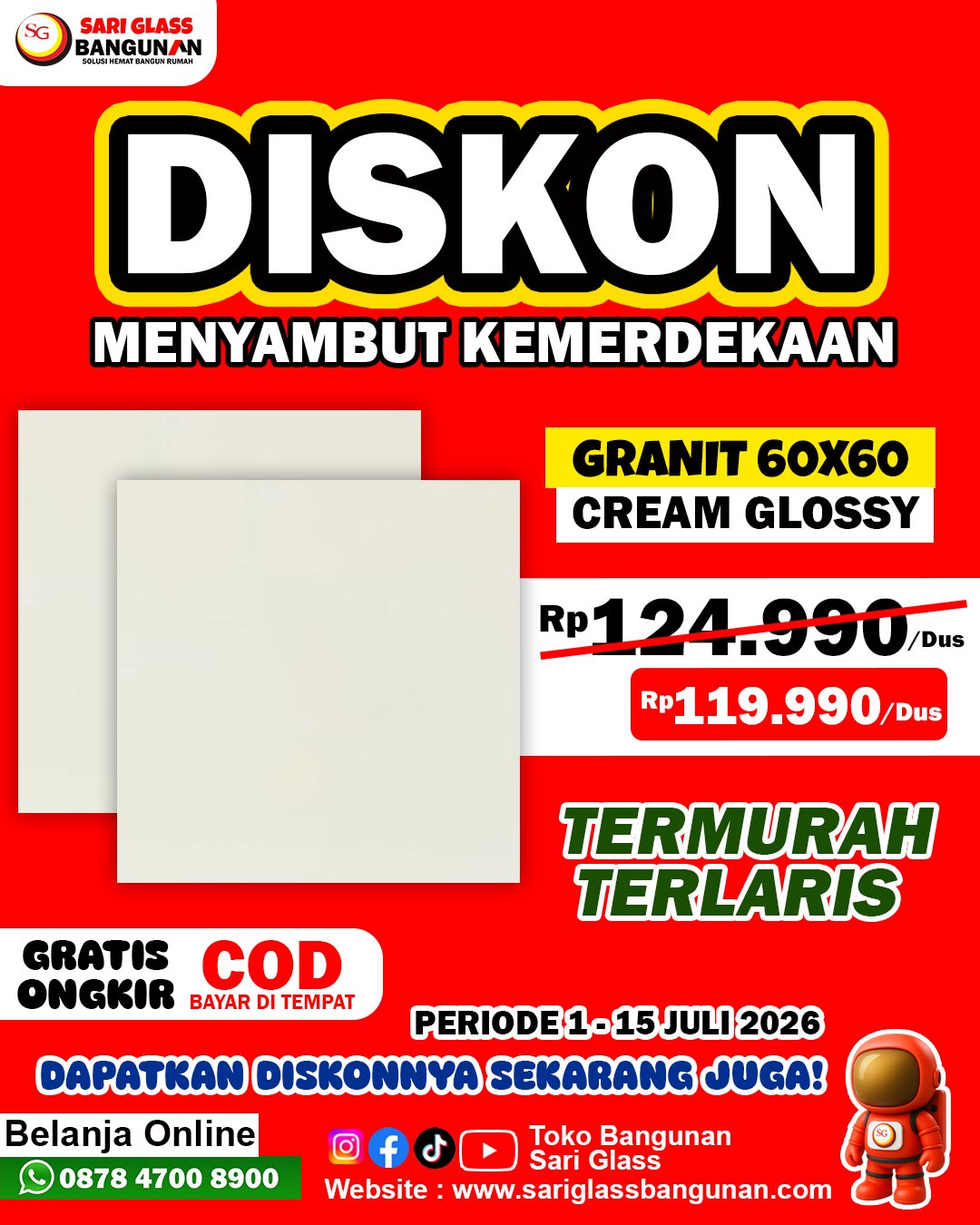 cream glossy